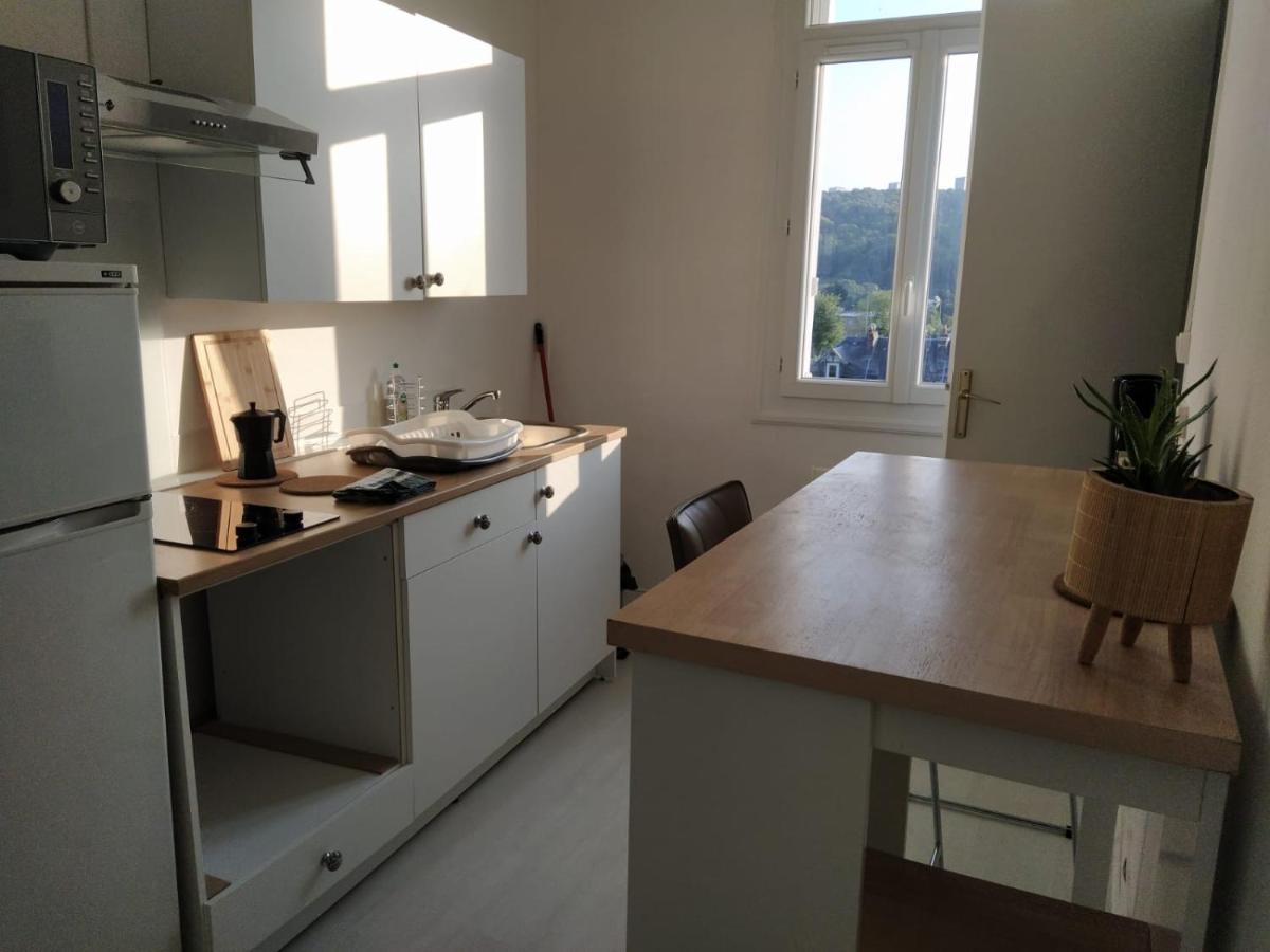 Deville-les-Rouen Le Nid Normand Avec Terrasse - Stationnement Facile Et Gratuit - 5 Min Seine 아파트 외부 사진